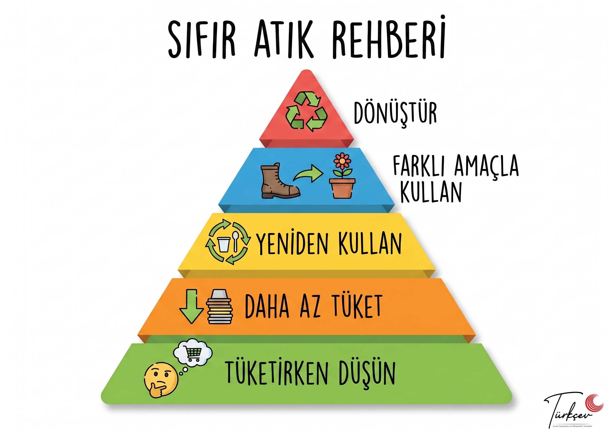 5T Piramit Modeli – Sıfır Atık Rehberi